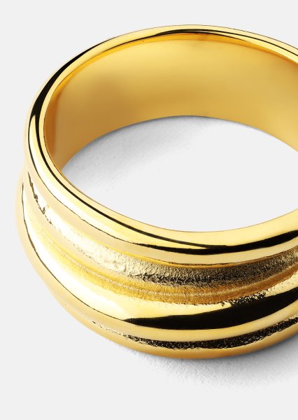 Ring Aurora Bold - 18K Gullbelagt