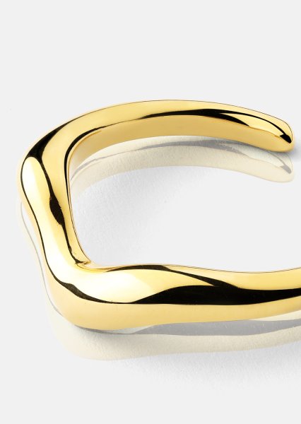 Ring Flow - 18k gullbelagt