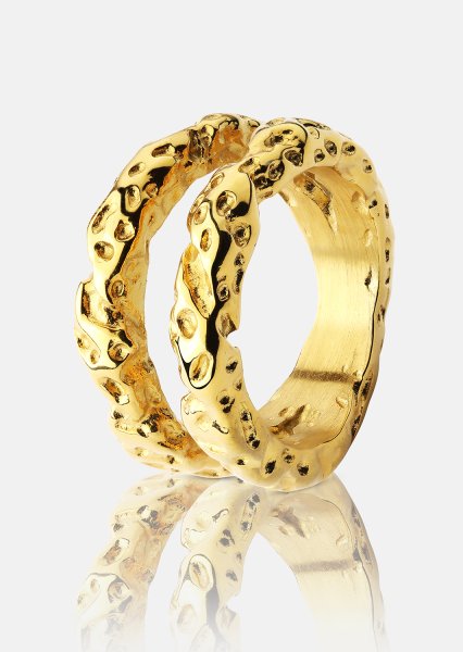  Ring Duo - 18K Plated Gold