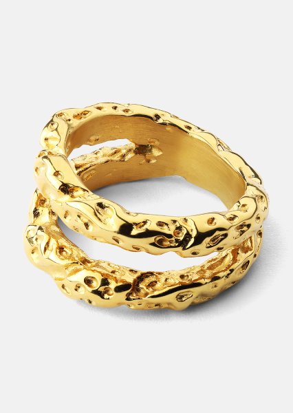  Ring Duo - 18K Plated Gold