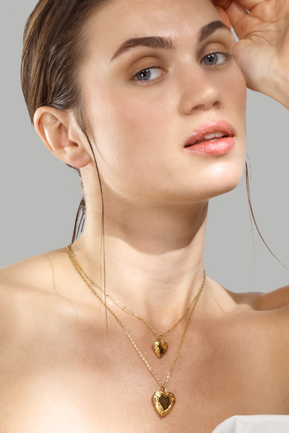 Halskjede Golden Heart big - 18k Gold Plated