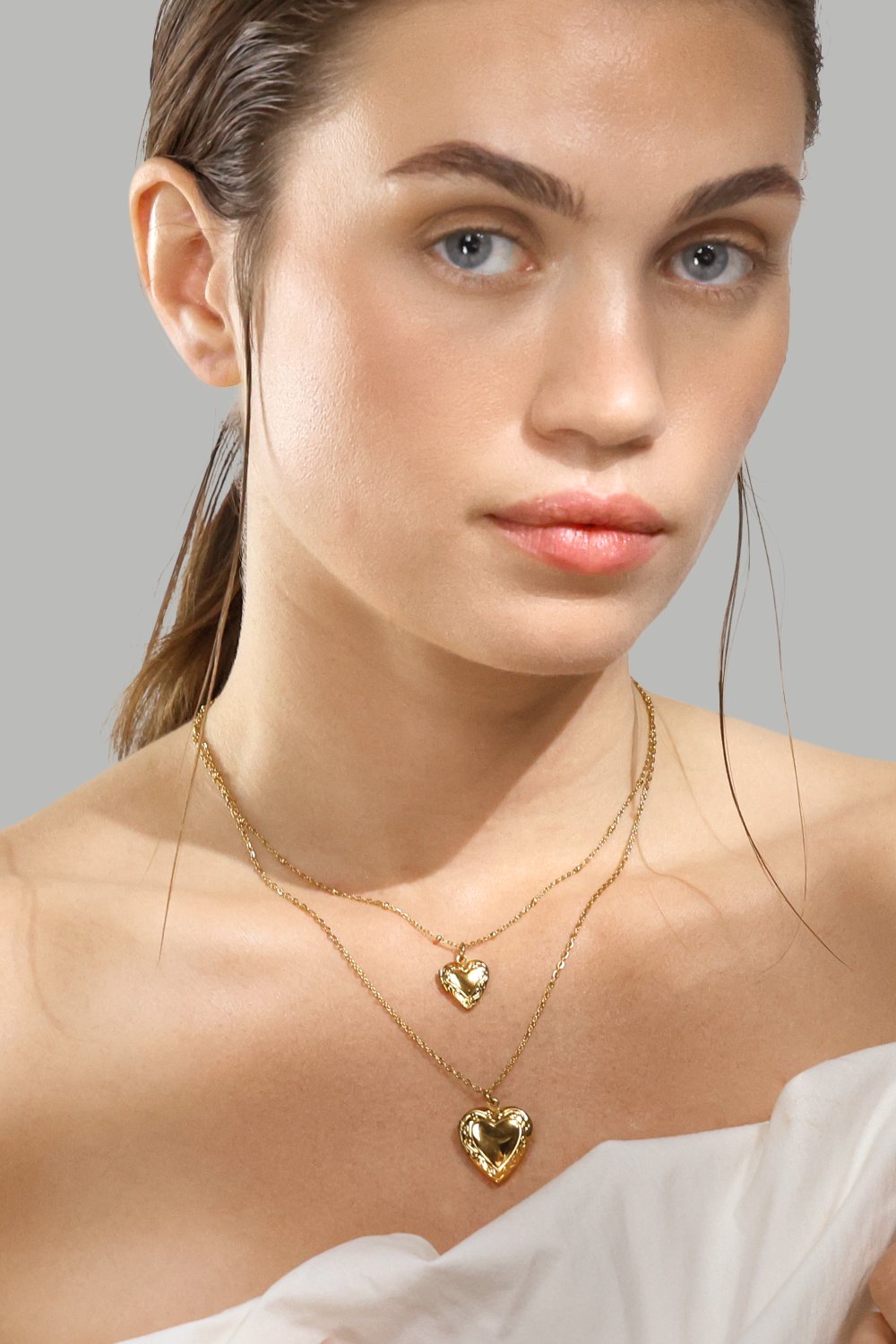 Halskjede Golden Heart big - 18k Gold Plated