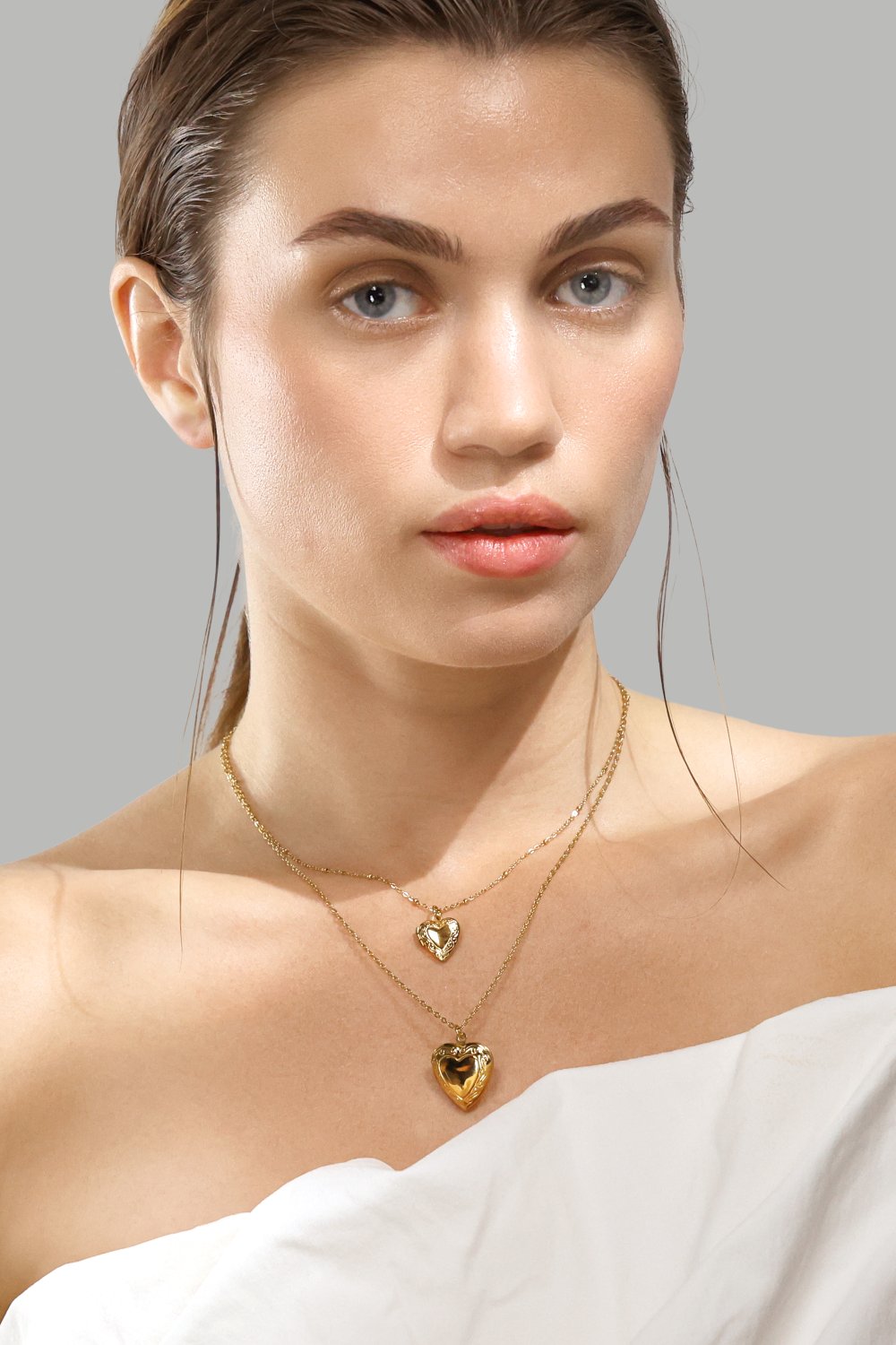 Halskjede Golden Heart big - 18k Gold Plated