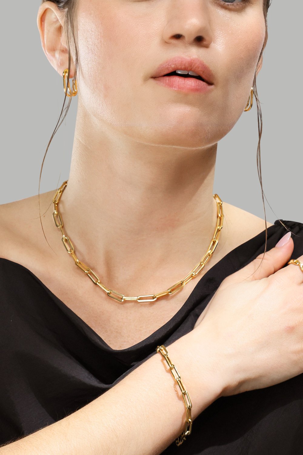 Halskjede Ella – 18k Gullbelagt