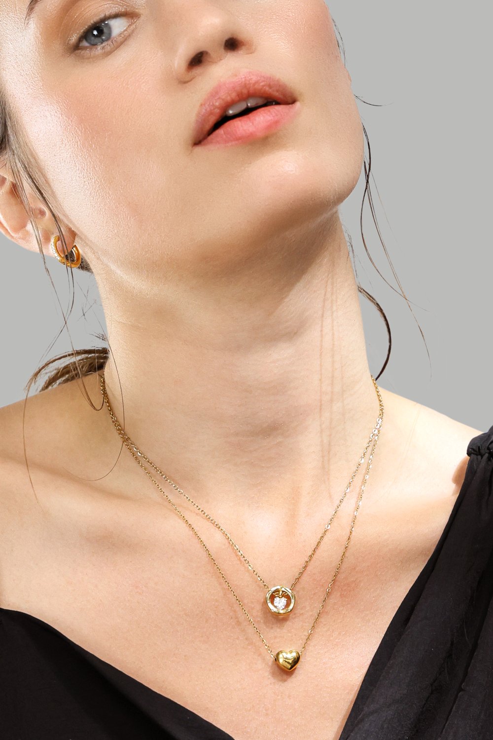 Halskjede Golden Heart – 18k Gullbelagt
