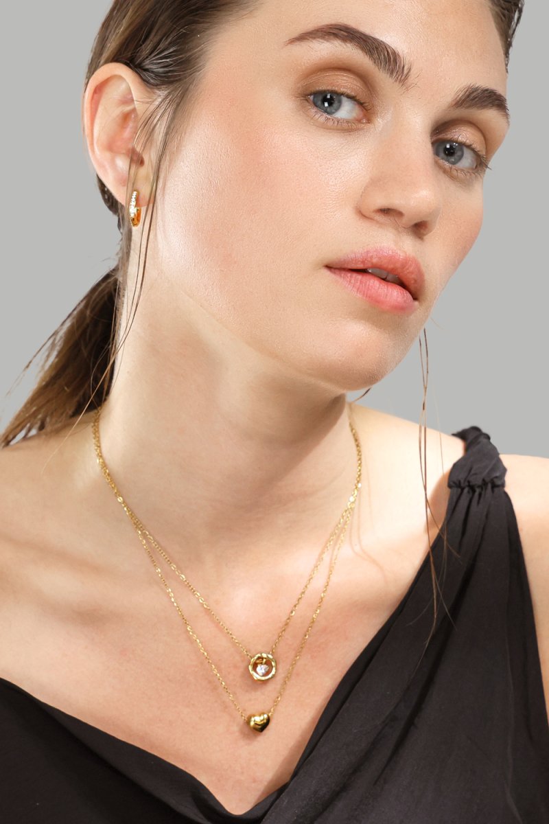 Halskjede Golden Heart – 18k Gullbelagt