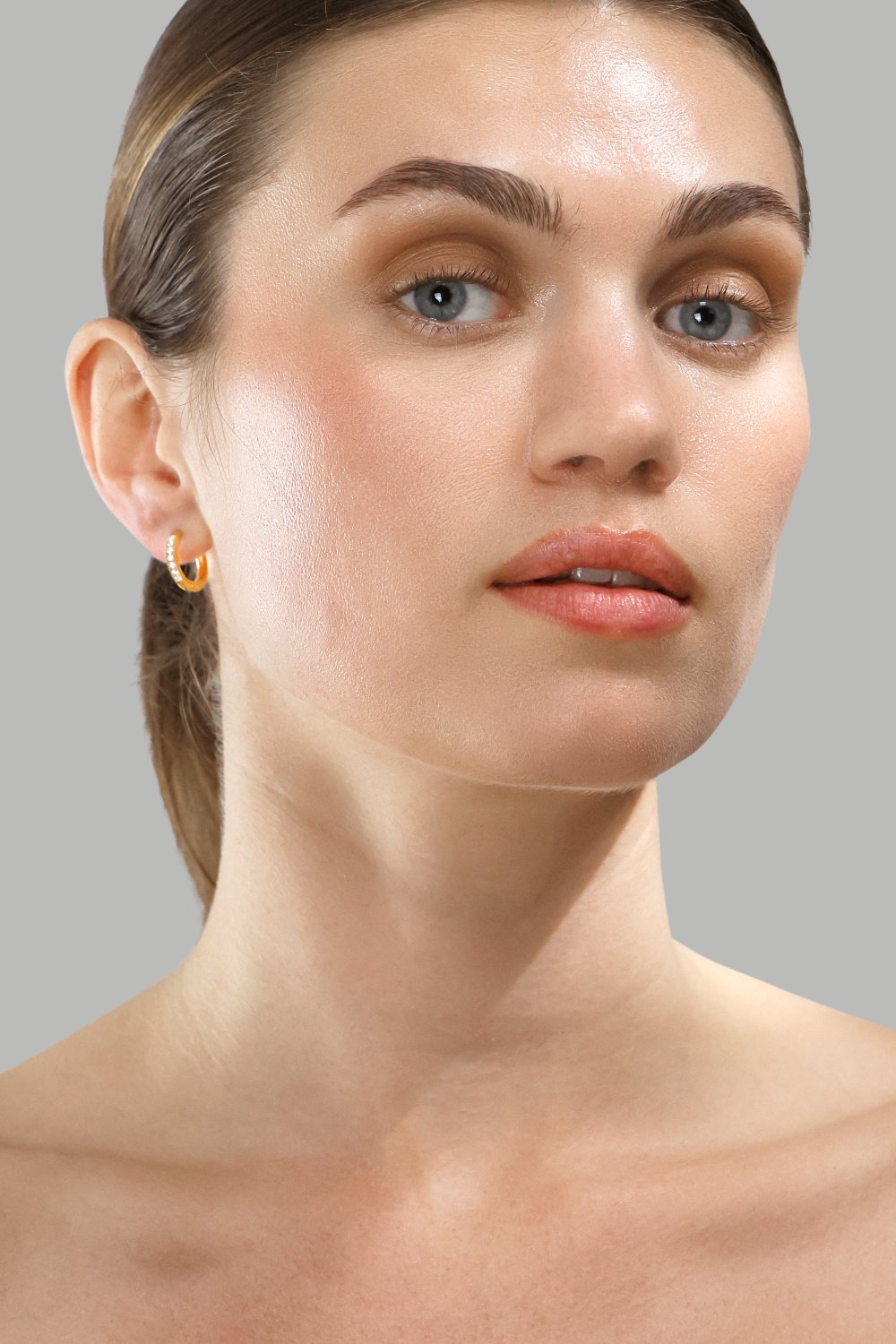 Øredobber Golden Spark – 18k Gullbelagte