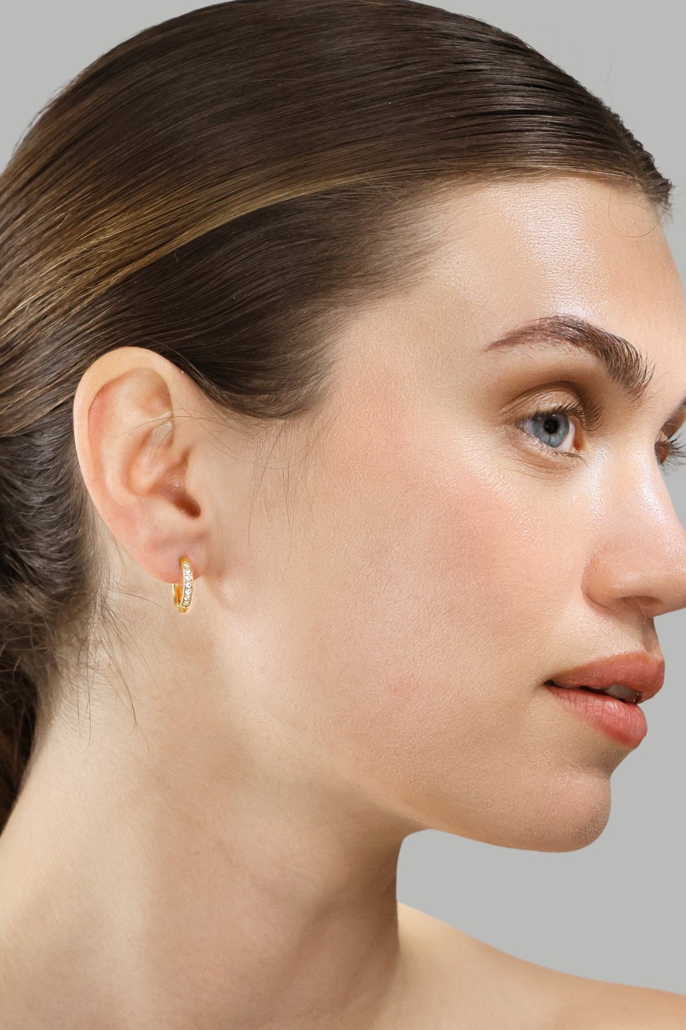 Øredobber Golden Spark – 18k Gullbelagte