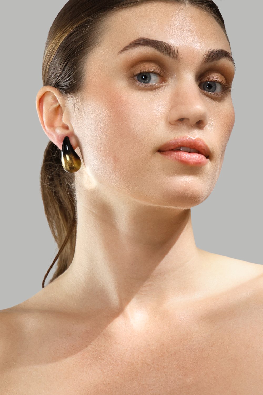 Øredobber Verdé Glow – 18k Gullbelagte