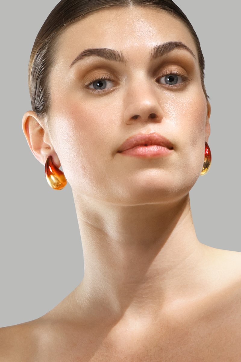 Øredobber Verdé Glow – 18k Gullbelagte