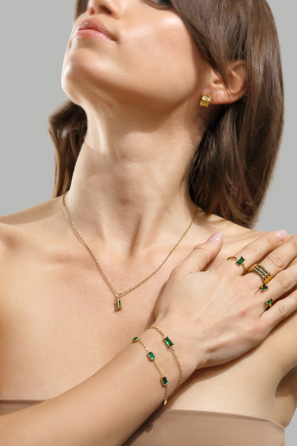 Armbånd Verdant - 18k Gullbelagt