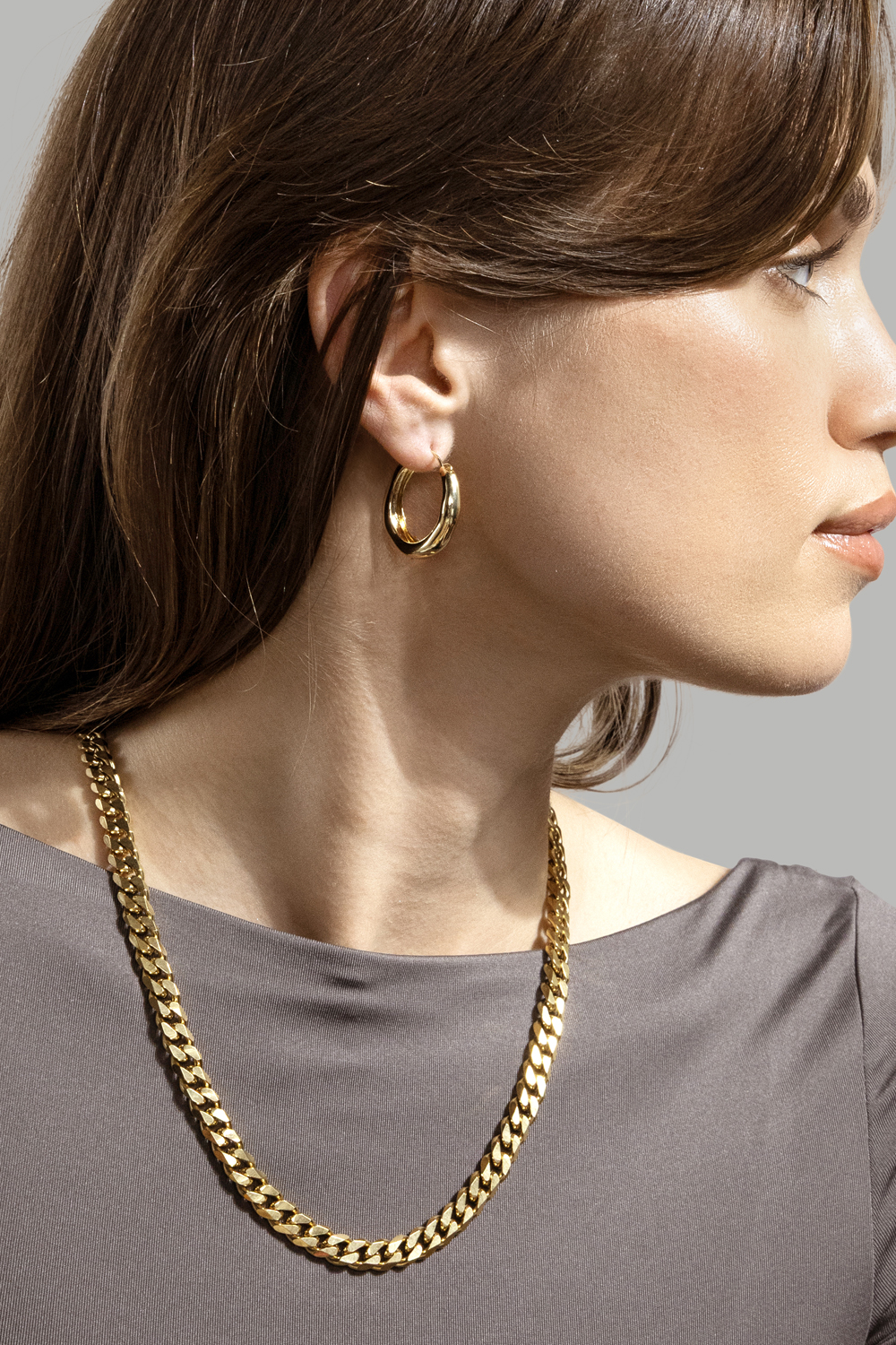 Ring Bold Flow - 18k Gullbelagt