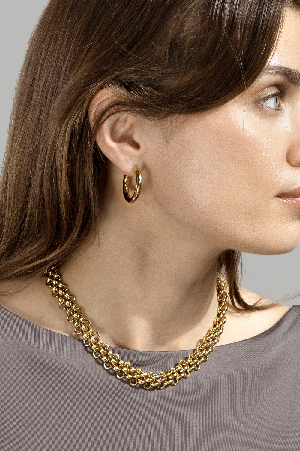 Luna Ørepynt - 18k Gold Plated