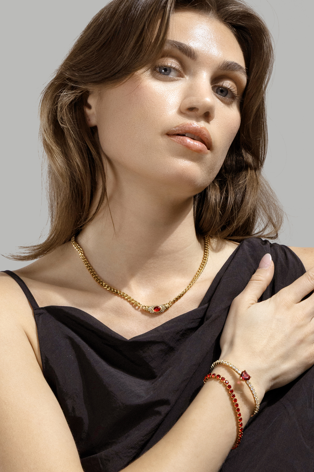 Aurora Bella Halskjede – 18k Gold Plated