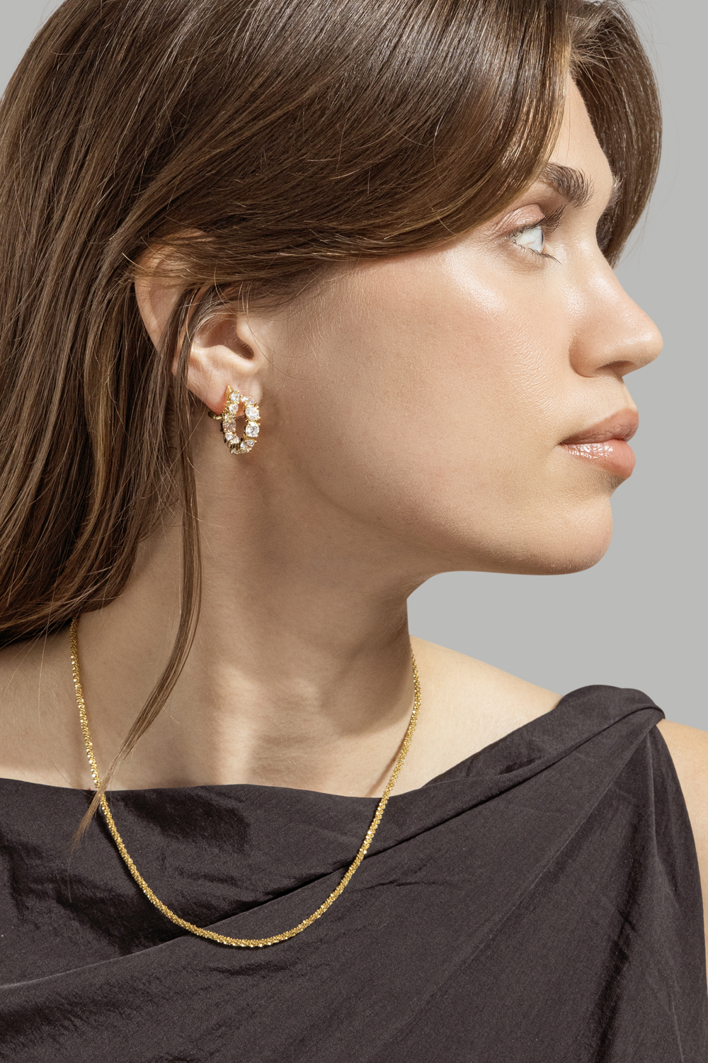 Halskjede Shimmer - 18k Gold Plated