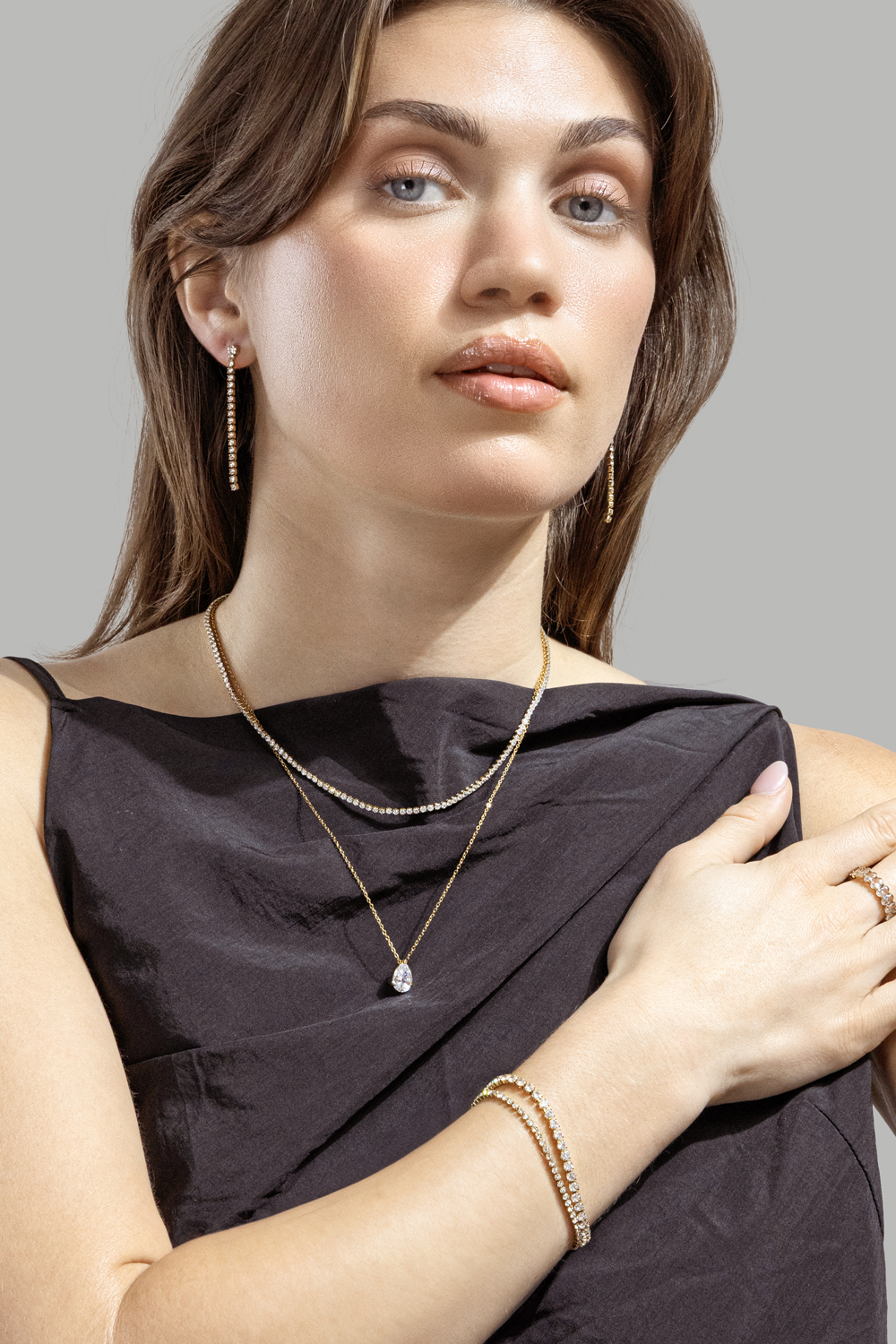 Halskjede Drop – 18k Gullbelagt