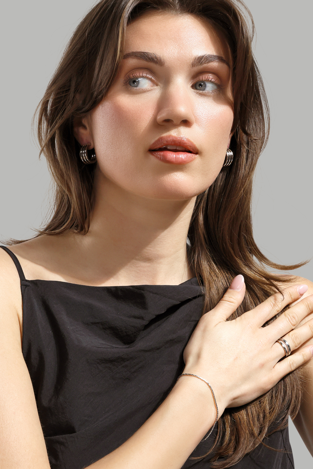 Armbånd Silk – Sølvbelagt