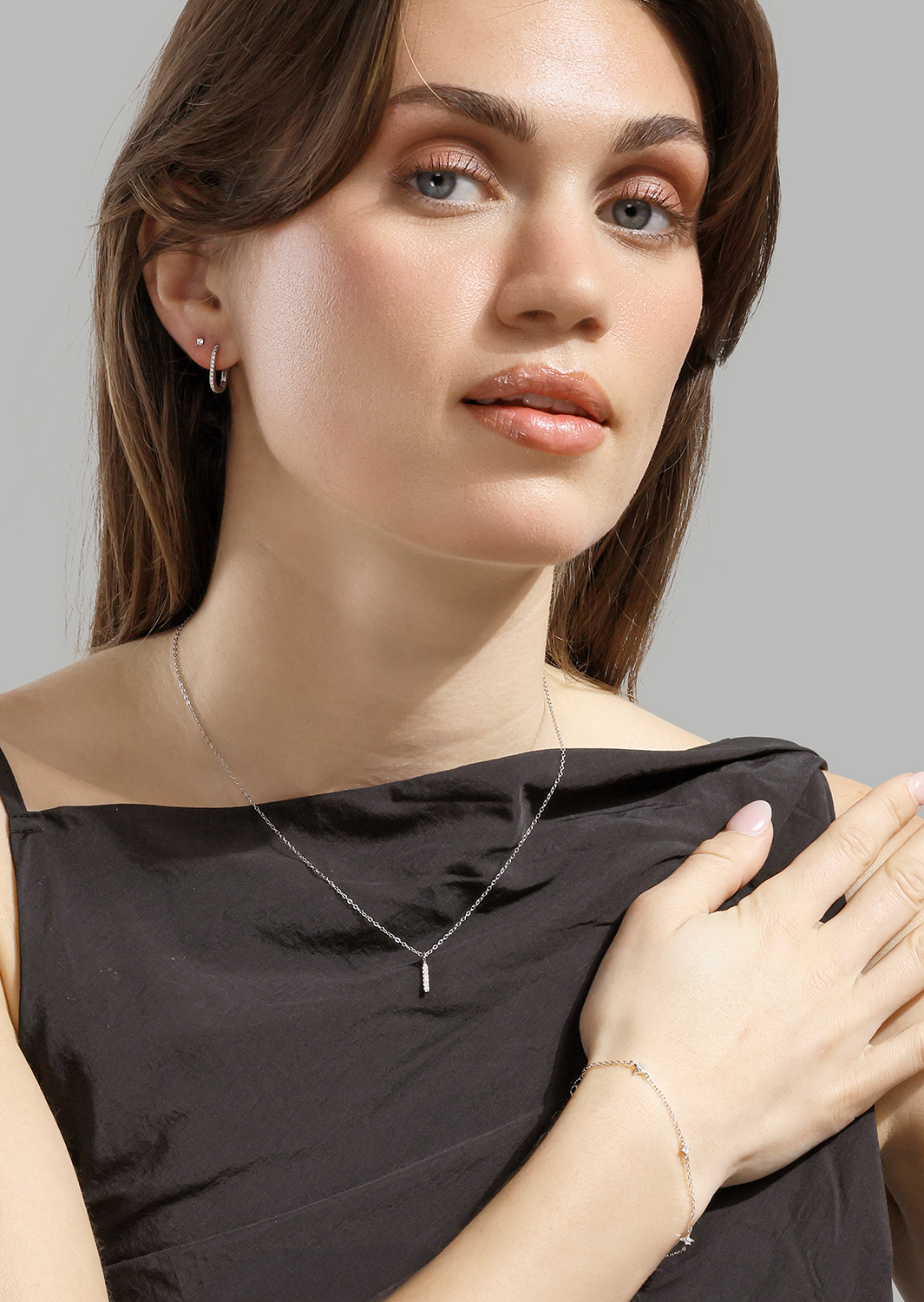  Ørepynt Luxe Whisper - Silver Plated