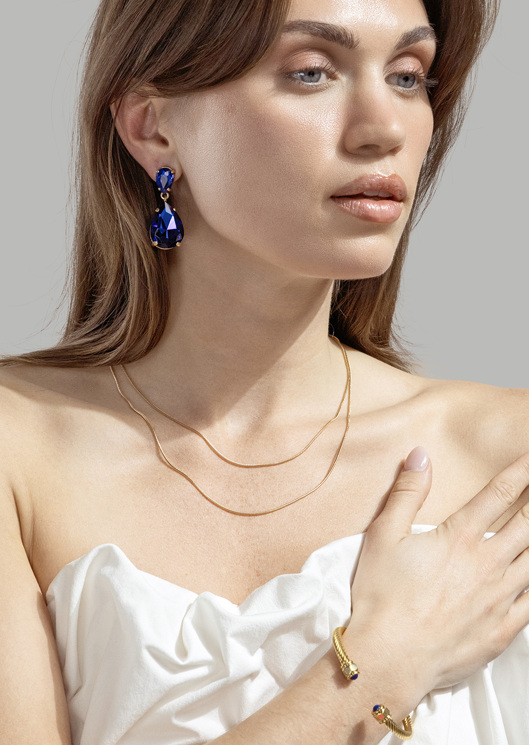 Halskjede Duo- 18k Gold Plated