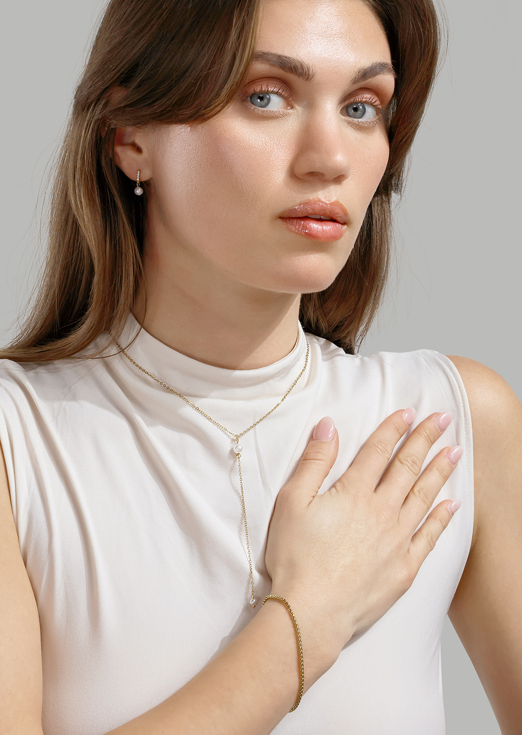 Armbånd Delicate Link - 18k Gullbelagt