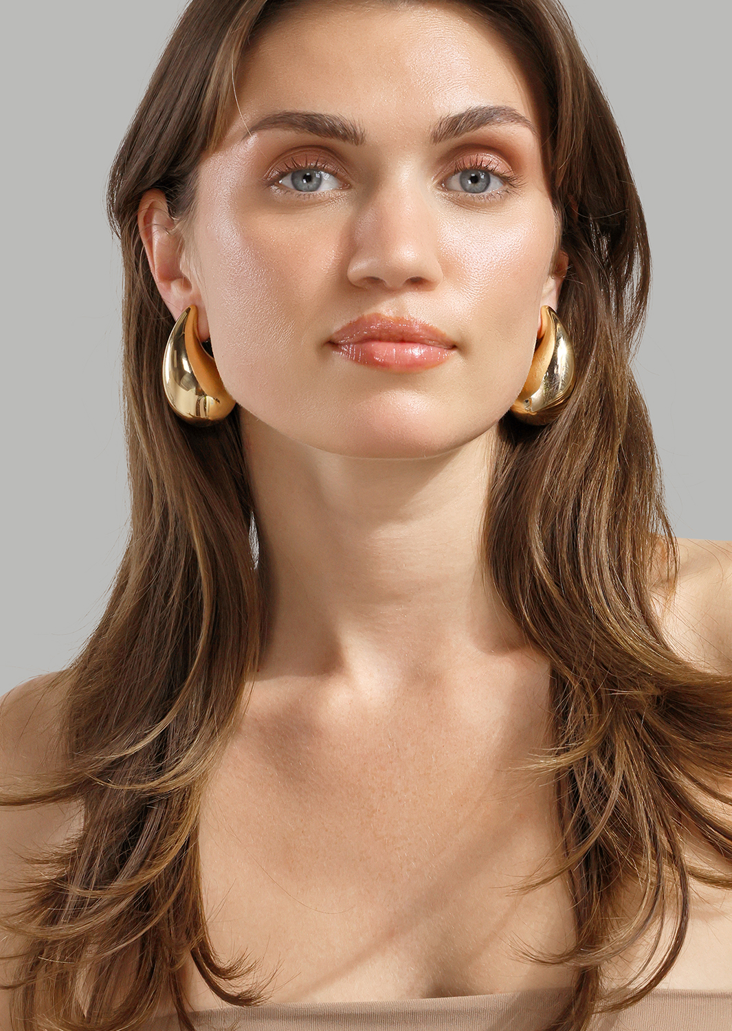 Øredobb Liquid Glow - 18k Gullbelagt