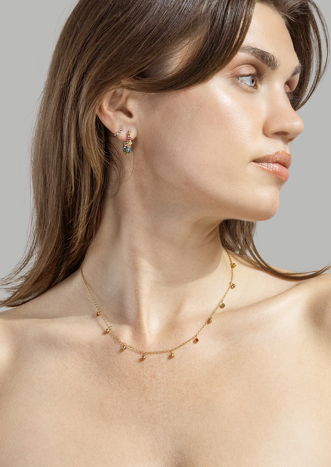 Prism Halskjede – 18k Gullbelagt