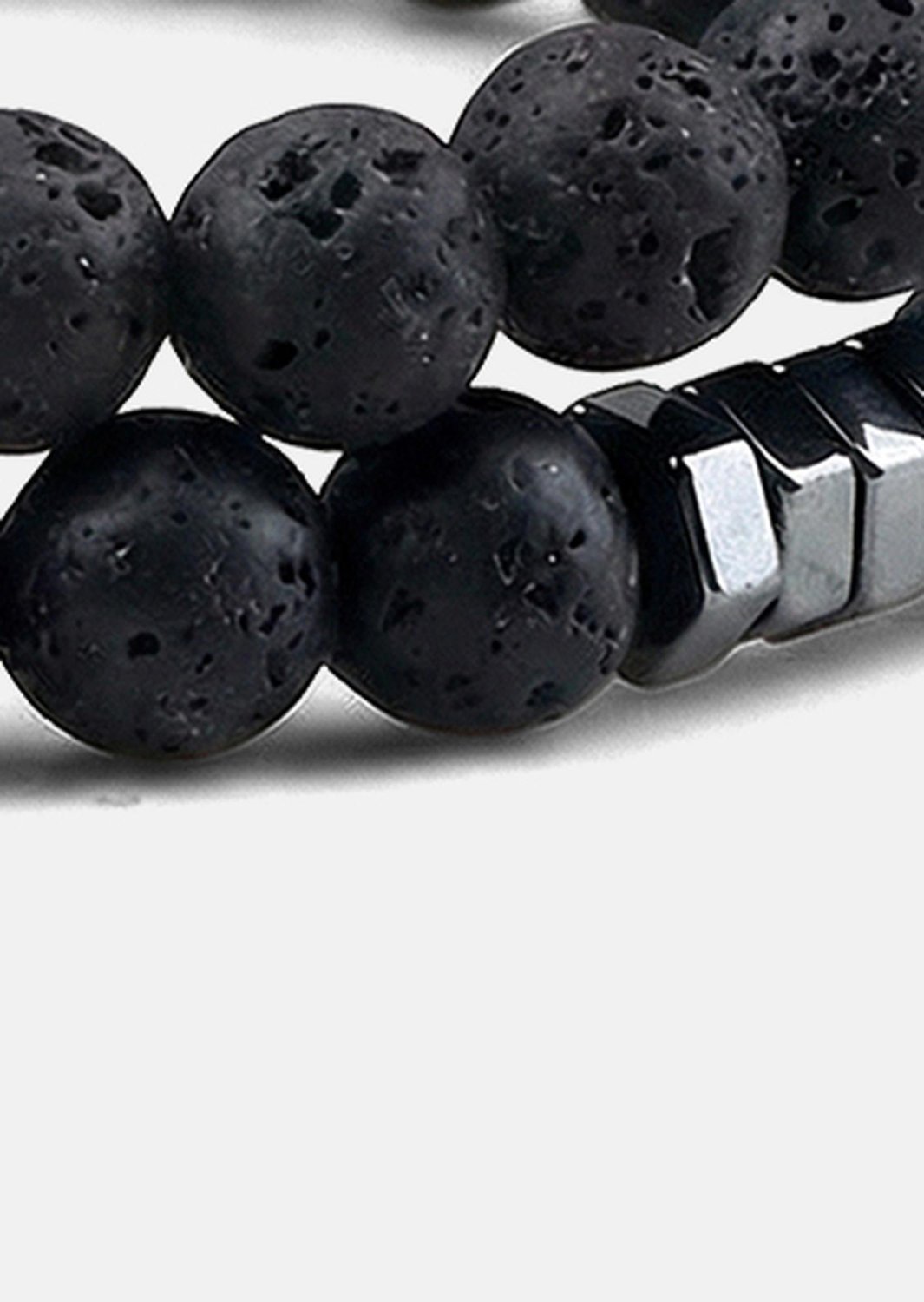Perlearmbånd Onyx Edge