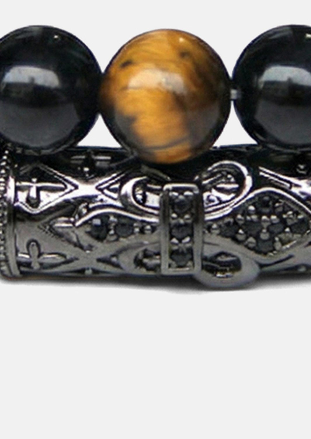 Perlearmbånd Onyx Valor