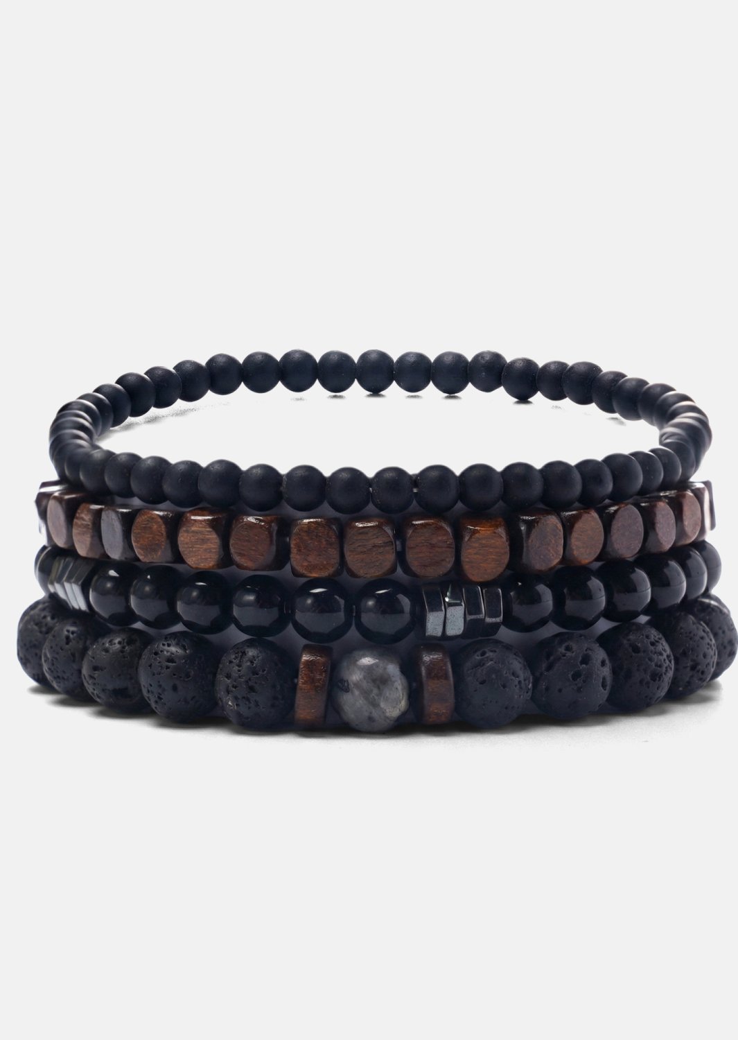 Perlearmbånd Onyx Harmony