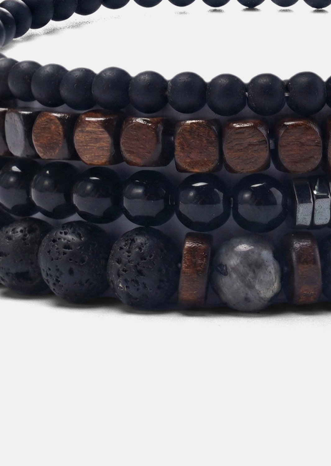 Perlearmbånd Onyx Harmony