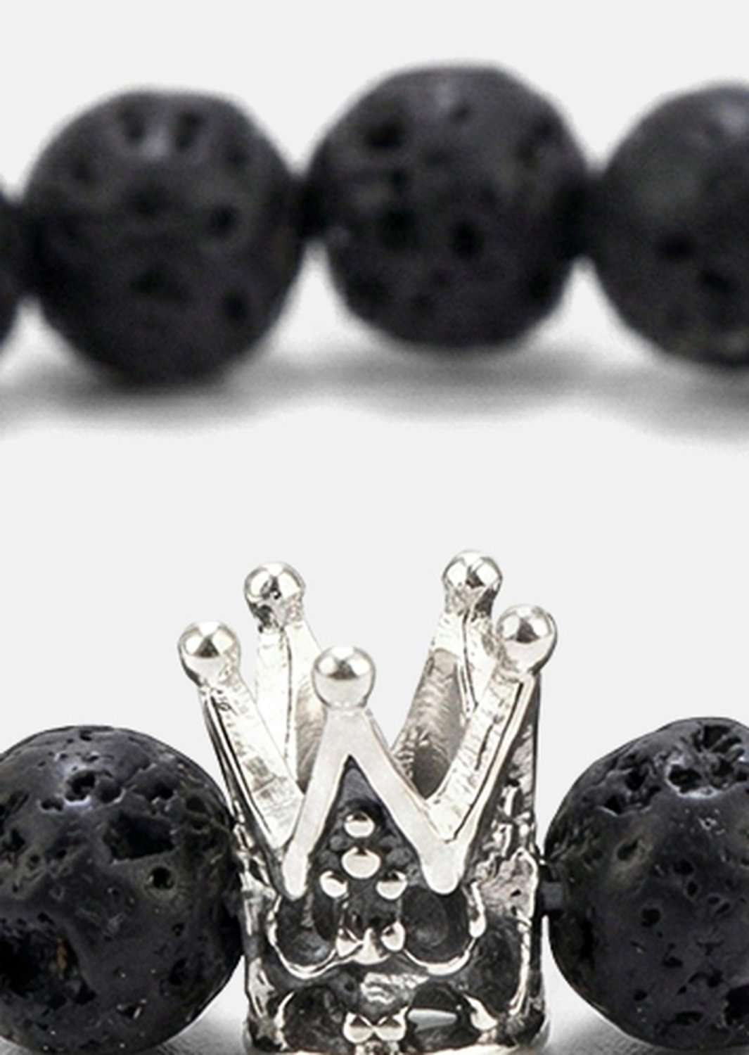 Perlearmbånd Lava Crown