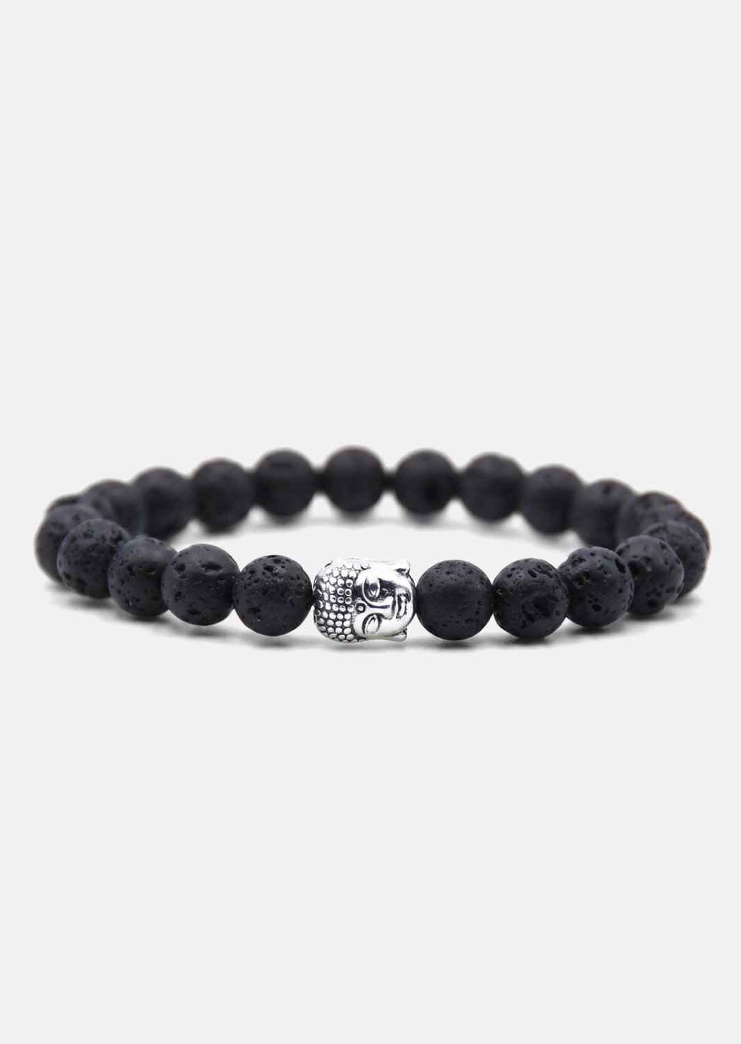 Perlearmbånd Obsidian Aura
