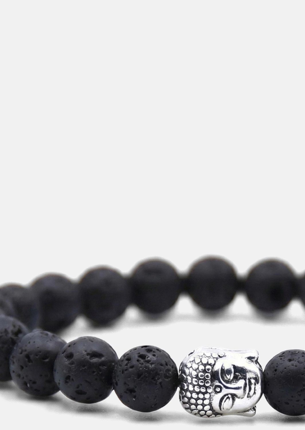 Perlearmbånd Obsidian Aura