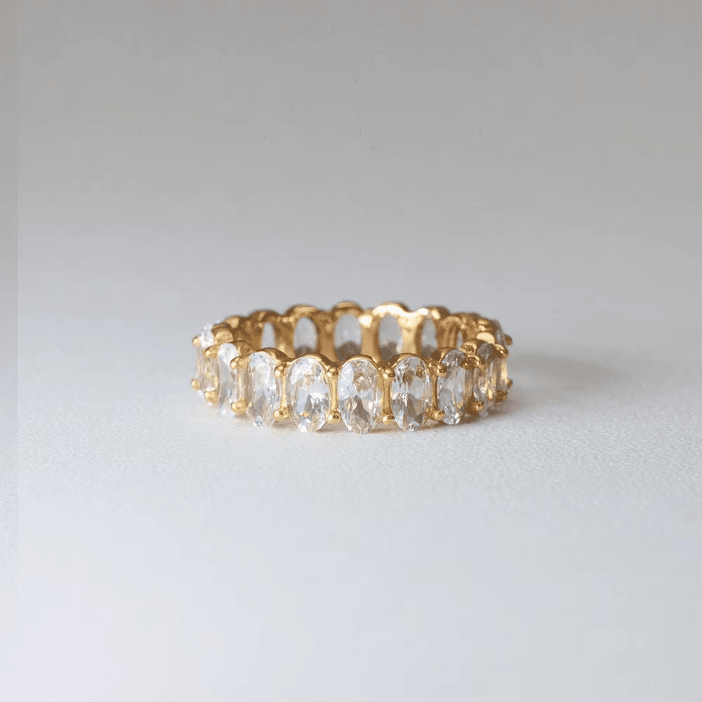 Ring Pearl Scylla - 18k Gullbelagt
