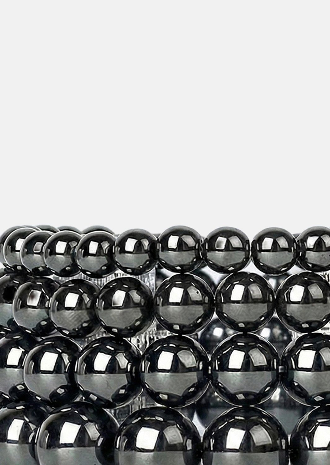 Perlearmbånd Obsidian Flow