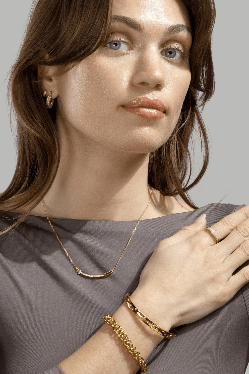 Armbånd Royal Braid - 18k Gullbelagt