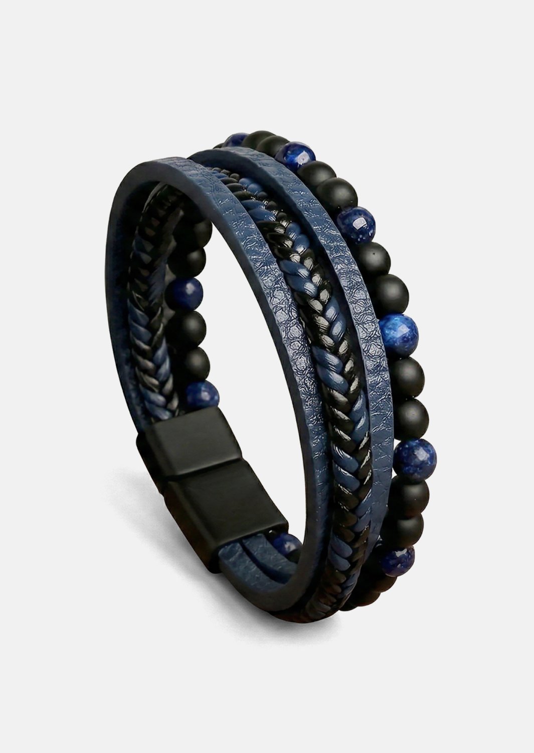 Lærarmbånd Midnight Knot