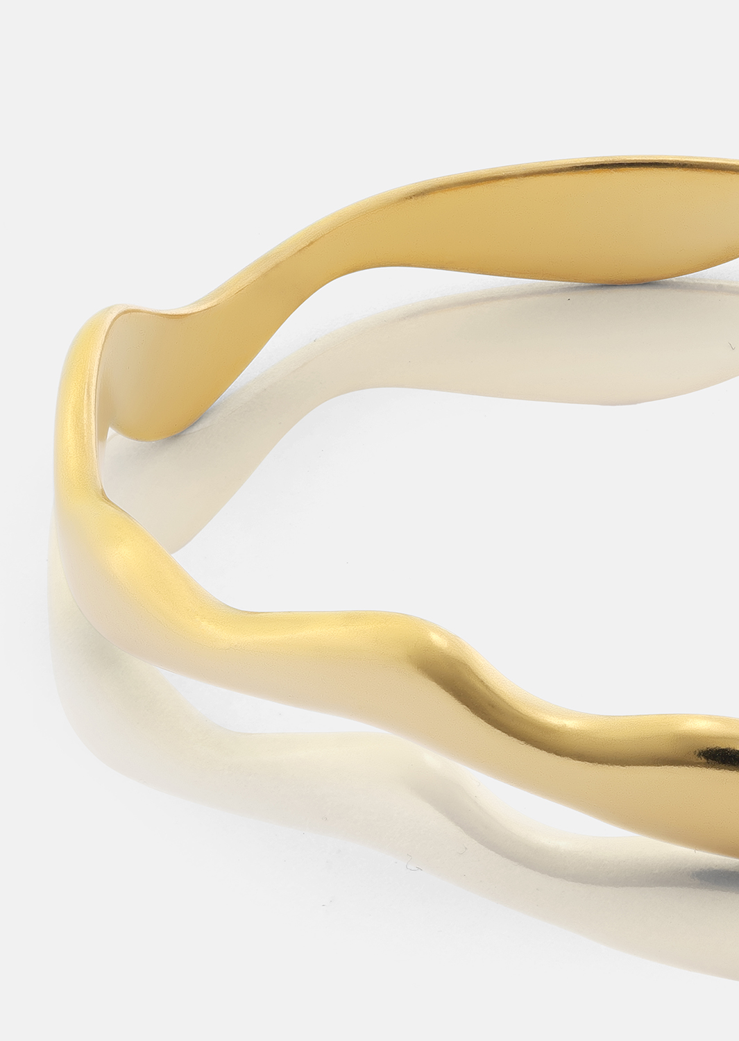 Armbånd Waveform - 18k Gold Plated