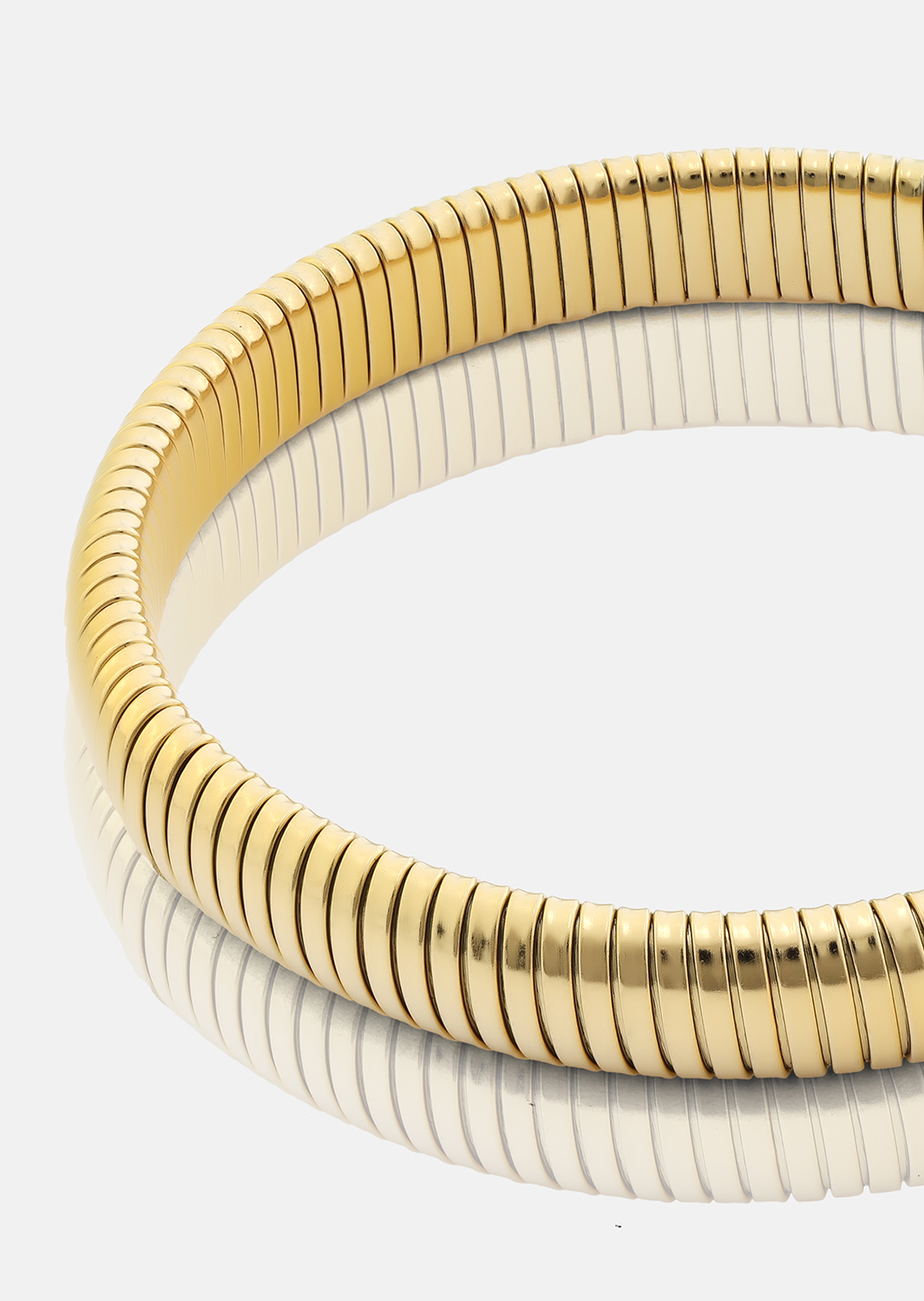 Armbånd Sculpted Coil - 18k Gold Plated
