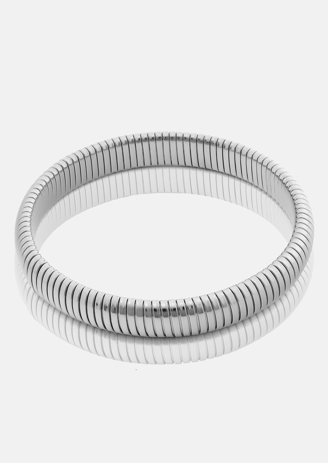 Armbånd Sculpted Coil - Silver Plated