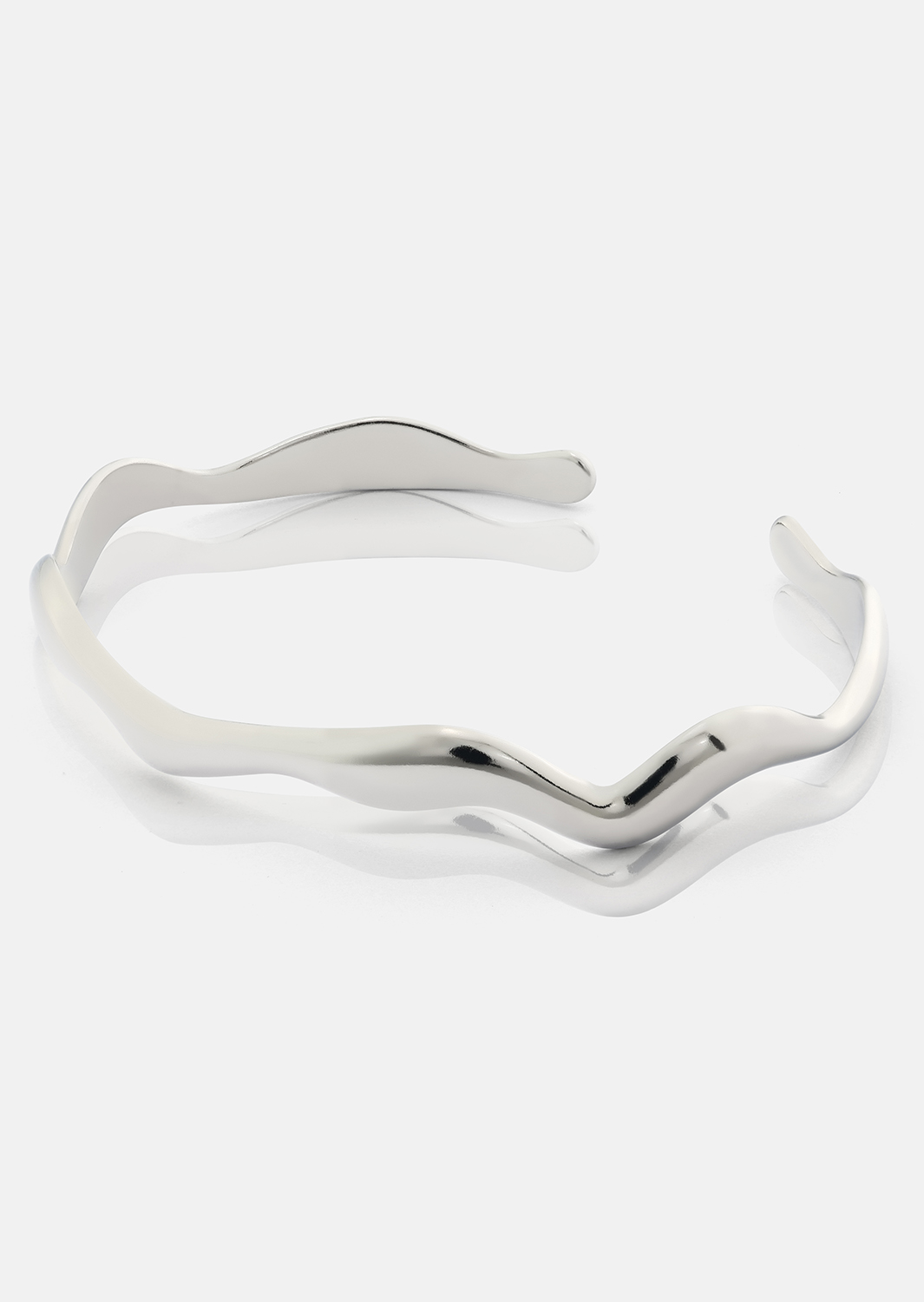 Armbånd Waveform - Silver Plated