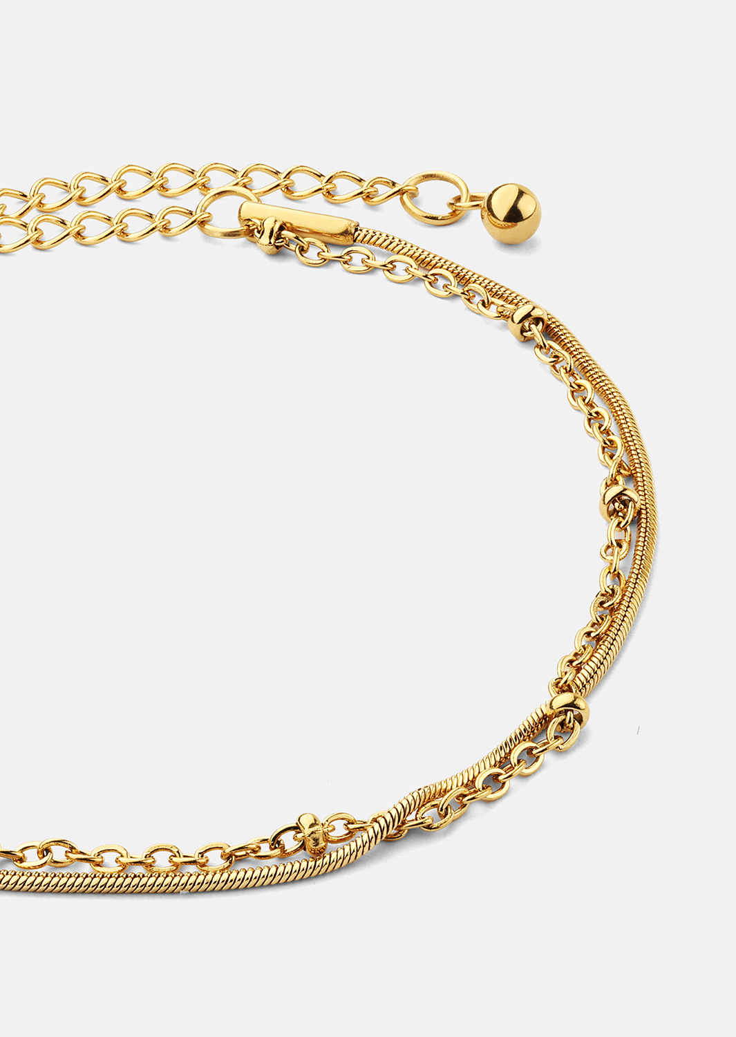 Armbånd Duo - 18k Gullbelagt