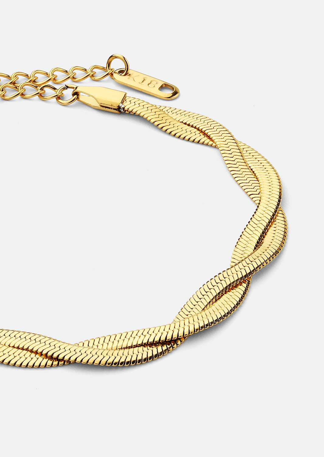 Armbånd Twist Glow - 18k Gullbelagt