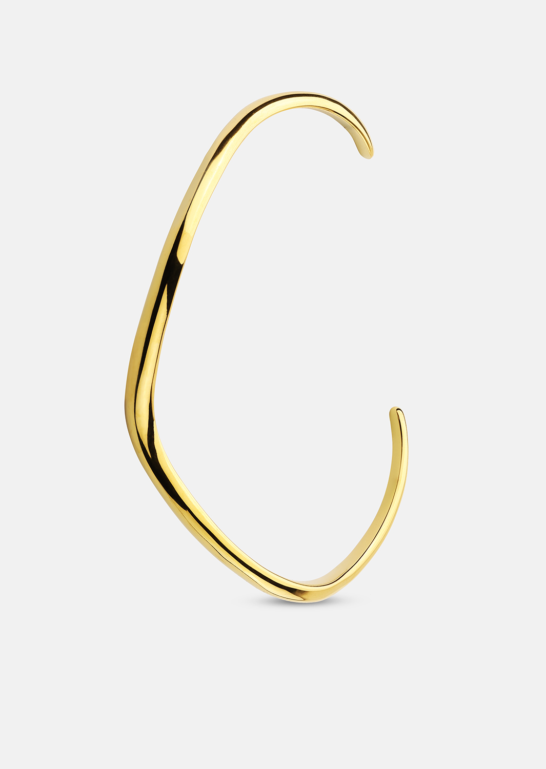 Armbånd Wave Cuff - 18k Gold Plated
