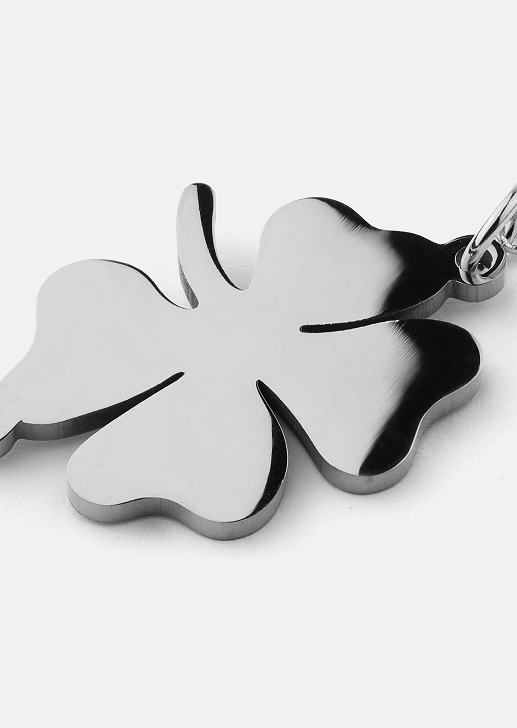 Golden Clover Charm Bracelet - Sølvbelagt