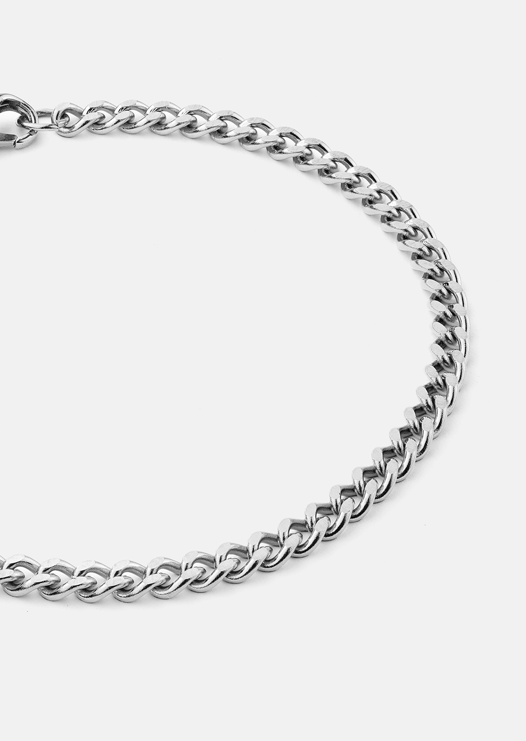Silver Link Chain Bracelet - Sølvbelagt