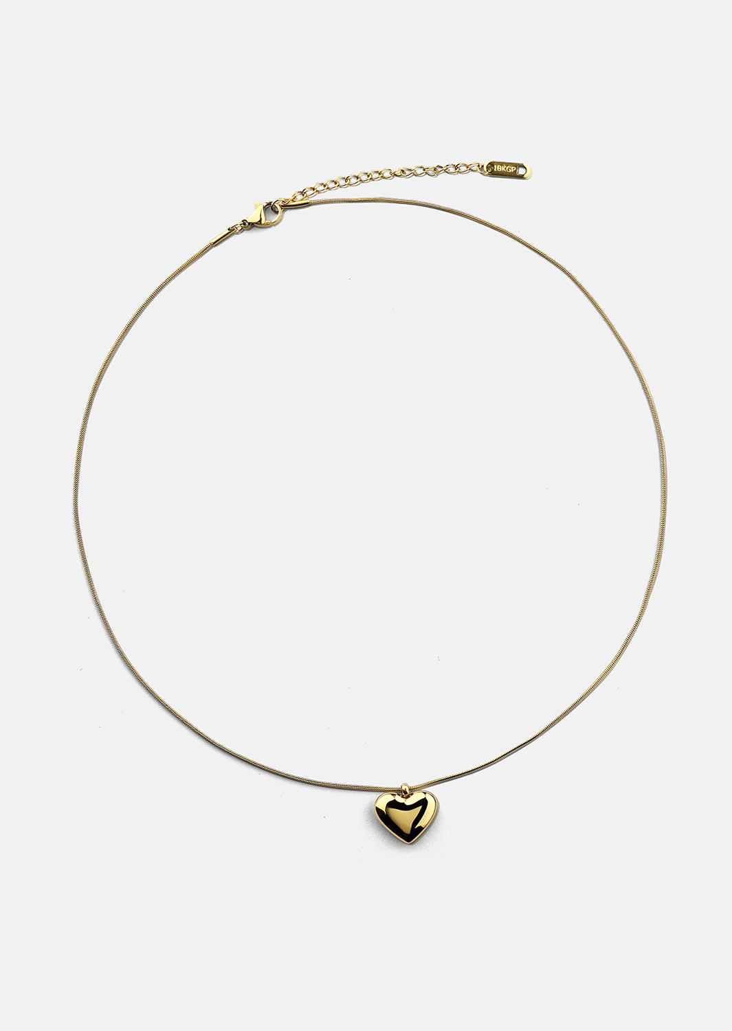 Halskjede Eternal Heart- 18k Gullbelagt