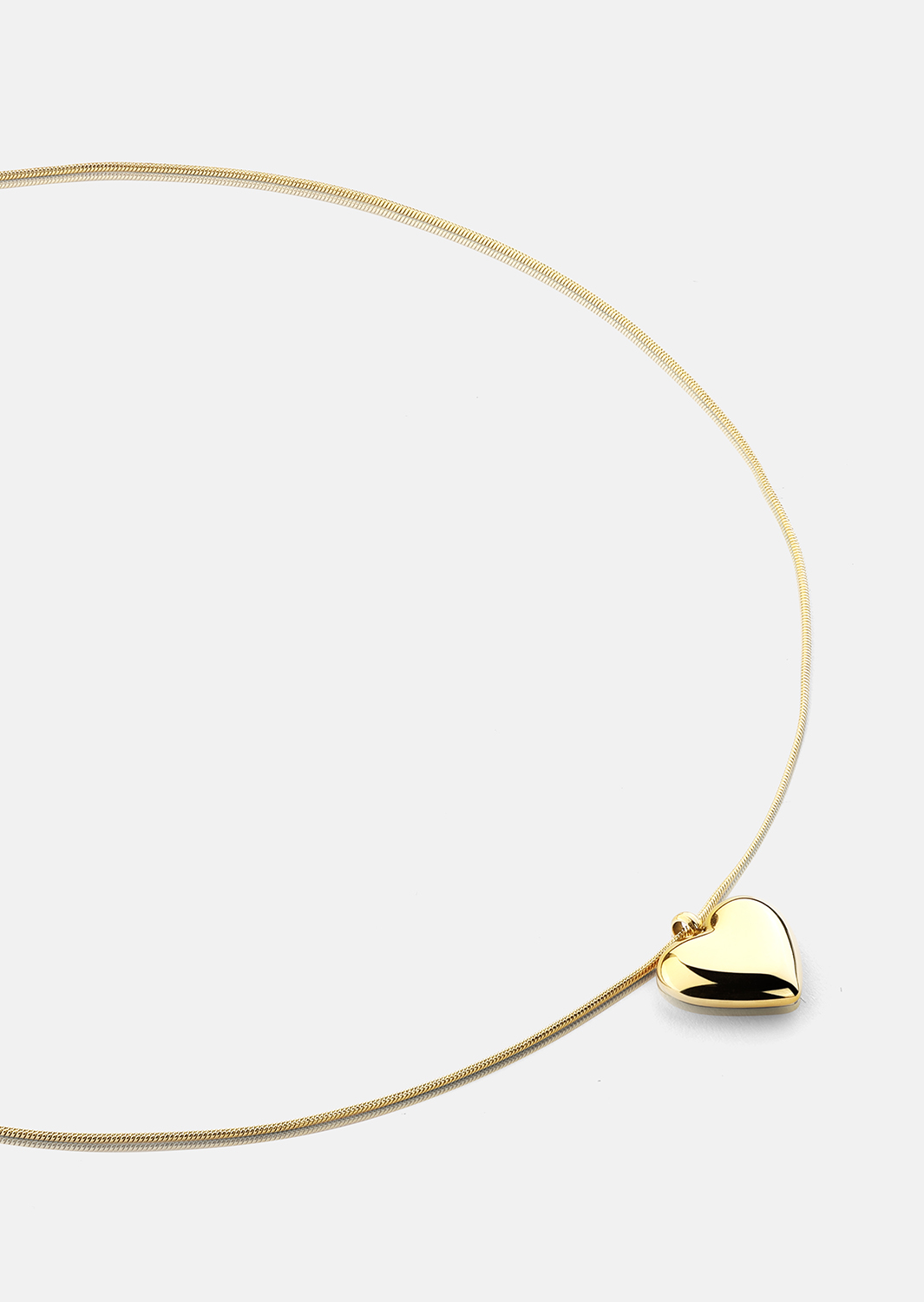 Halskjede Eternal Heart- 18k Gullbelagt