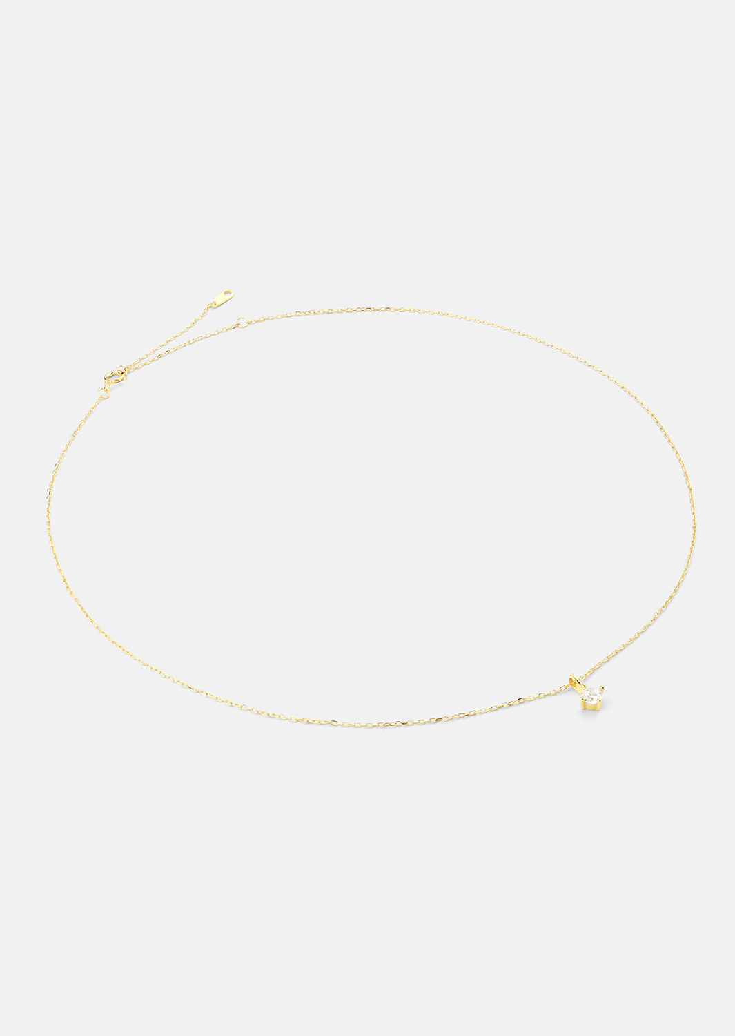 Halskjede Twilight Crystal - 18k Gullbelagt