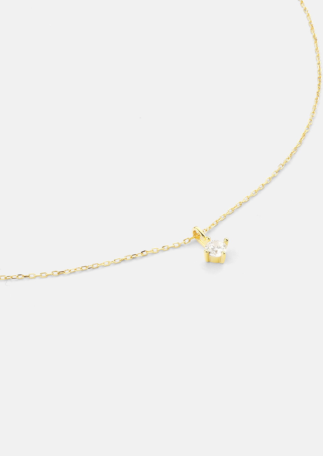 Halskjede Twilight Crystal - 18k Gullbelagt